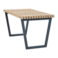 Trendyard Moderne Tuintafel "Siesta" Zwart Metaal