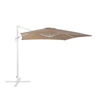 Beliani MONZA Zweefparasol Beige Polyester