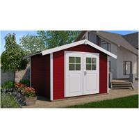 Weka Tuinhuis 122 Gr.4 300x235 cm Zweeds rood