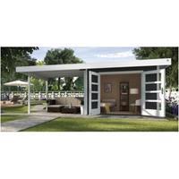 Weka Designhuis 126B Gr.1 590x240 cm Antraciet
