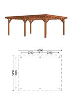 Trendhout Buitenverblijf Toscane 6500 mm C2