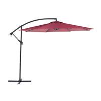 Beliani RAVENNA Zweefparasol Bordeaux Polyester