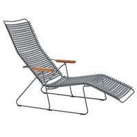 Houe Click Sunlounger ligstoel dark grey