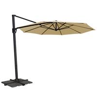 Madison parasols Zweefparasol Capri dia. 350 cm ecru