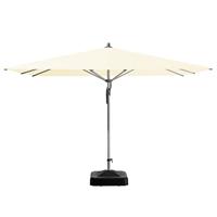 Glatz parasols Glatz Fortero Easy 300x300cm Stofklasse 2 Eggshell