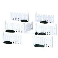 lemax Plastic Picket Fence