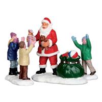 lemax Its Santa set of 3