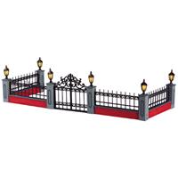 lemax Lighted Wrought Iron Fence