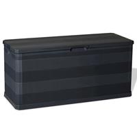 vidaXL Gartenbox  Schwarz