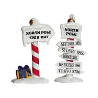 lemax North Pole Signs