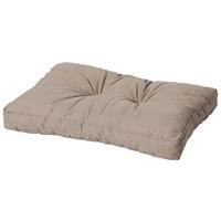 Loungekussen ruggedeelte 60x40cm Basic taupe