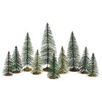 lemax Needle Pine Trees Set Of 10