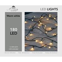 Kerstverlichting 180 LED s warm wit 