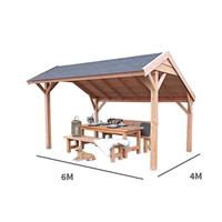 Buitengewoondeboet Kapschuur Landleven 600 x 400 cm incl dakbedekking