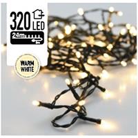 multistore2002 LED Lichterkette mit 320 LEDs Warmweiß | Beleuchtung für Innen & Außen | Garten Dekoleuchte Weihnachtsdekoration (Gesamtlänge: ca. 27 m) - MULTISTORE
