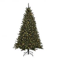 Black Box kunstkerstboom met led toronto maat in cm: 120 x 87 groen