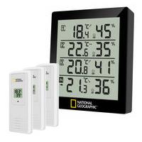 nationalgeographic National Geographic Thermo-/Hygrometer Schwarz