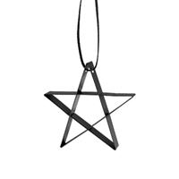 Stelton Figura Ornament ster small soft zwart