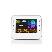 Nedis WEST402WT Weerstation Draadloze Sensor Alarmklok...