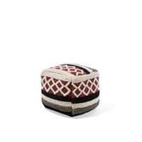 beliani Pouf Sitzpouf Ottomane bunt boho Sagar - Bunt