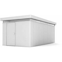 Biohort tuinhuis CasaNova rechts zilver metallic 17,29m²