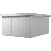 Biohort tuinhuis CasaNova links zilver metallic 19,29m²
