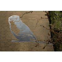 Artbizniz Metalen vogel Uil