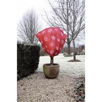 Nature Winter afdekhoes jute rood 75 cm - 200 g/m2