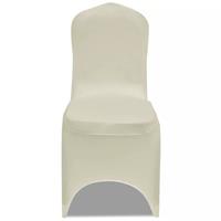 vidaXL Hoes voor stoelen 50 stuks (creme)