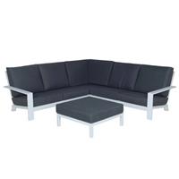 Garden Impressions Coba loungeset 4-delig mat wit