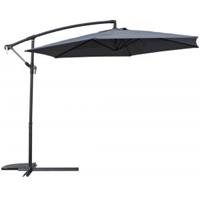 express Zweefparasol Ibiza grijs 300 cm