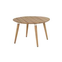 Hartman Sophie Studio teak tuintafel Ø120xH76 cm - wit