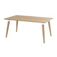 Hartman Sophie Studio teak tuintafel 170x100xH76 cm - wit