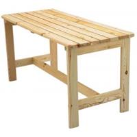 express Bergen houten tuintafel onbehandeld 150 x 65 cm