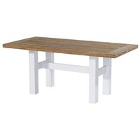 Hartman Sophie Yasmani vintage teak tuintafel 180x95xH76 cm - wit