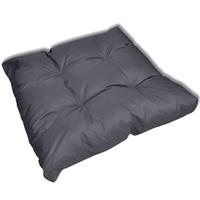 vidaXL Auflagen Sitzpolster Polster Sitzkissen 80 x 80 x 10 cm  Grau