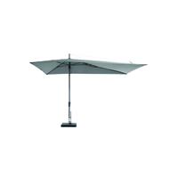 Madison Zweefparasol Asymmetric sideway - light grijs