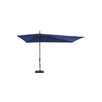 Madison Zweefparasol Asymmetric sideway - blauw