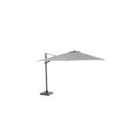 4 Seasons Outdoor zweefparasol Siesta 300x300 cm - mid grey