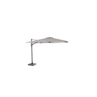 4 Seasons Outdoor zweefparasol Siesta Premium 300x300 cm - mid grey