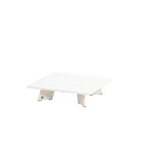 Omnia koffietafel 86 x 86 x H21 cm - wit