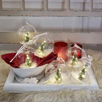 LOBERON Kerstversiering set van 6 Ollie