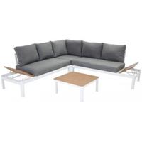 Sens-line SenS line aluminium loungeset Lotus wit