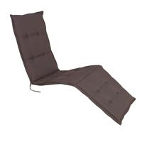 Tuinkussenshop Deckchairkussen Pedro dark taupe