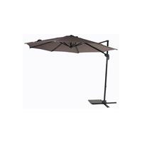 Sens-line Honolulu parasol Ø300xH250 cm incl. Kruispoot - taupe