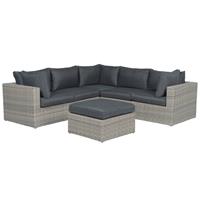 Garden Impressions Formiga loungeset 4-delig vintage willow