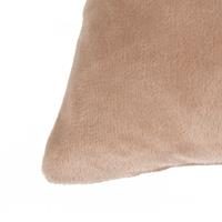 VidaXL Sierkussenhoezen 40x40 cm velours beige 4 st