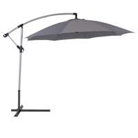 Garden Impressions Athene parasol 300 cm polyester donker grijs