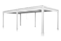 Warentuin Patio Cover 3.5 bij 7.2 meter Wit Overkapping