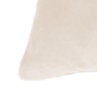 VidaXL Sierkussenhoezen 80x80 cm velours gebroken wit 4 st